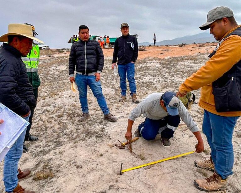 Inician demarcación en las Lomas de Yuta