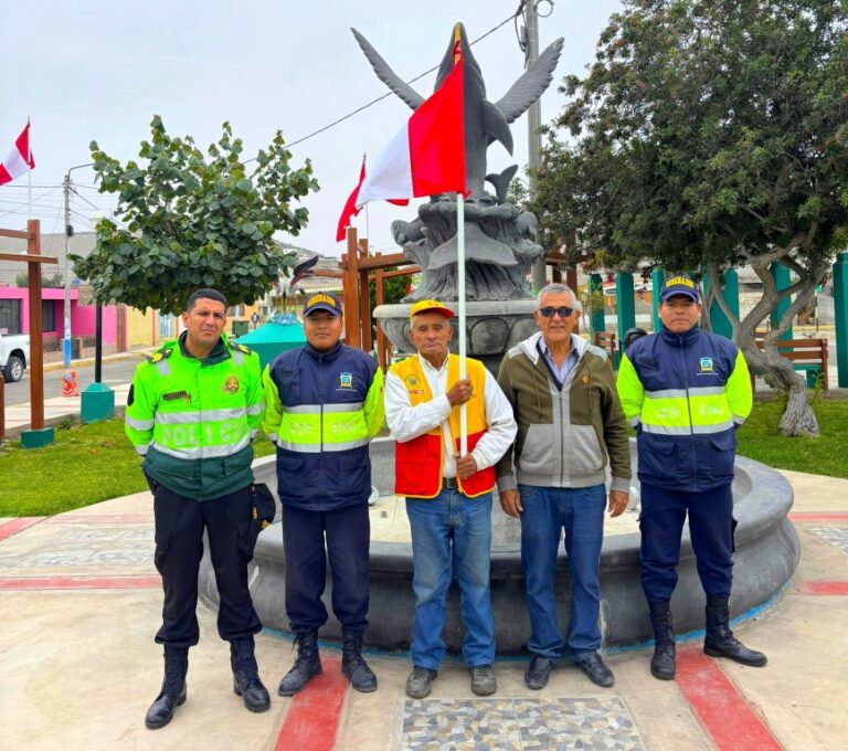 Emotivo embanderamiento unió a vecinos de El Boquerón