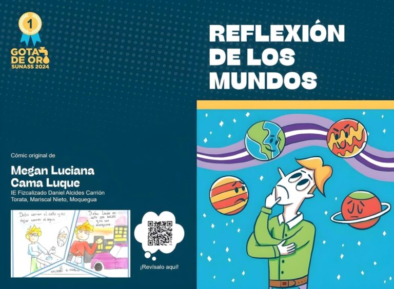 Sunass presentó cómic sobre el valor del agua en la FIL 2025