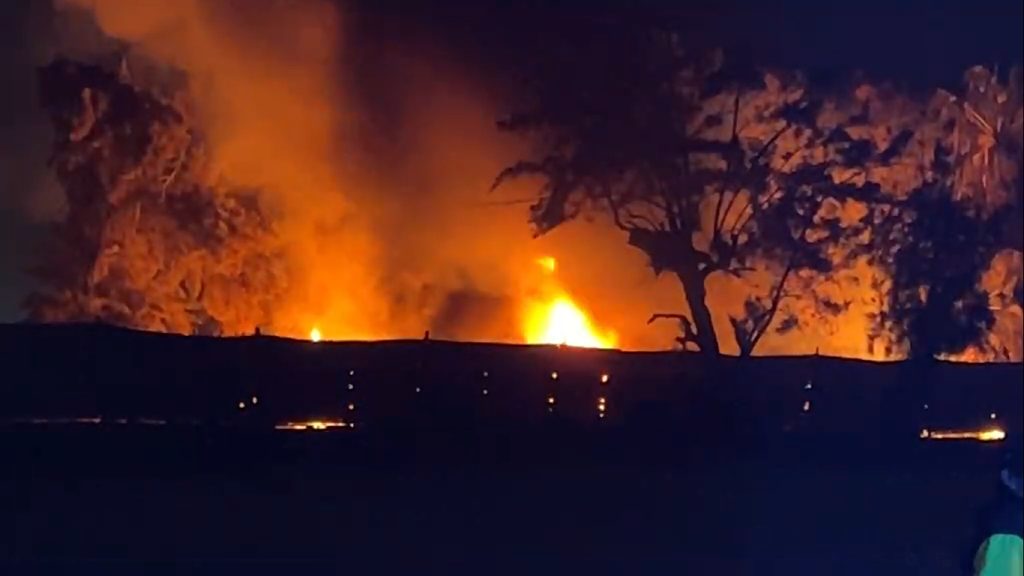 Incendio cochera cisternas combustible Monte azul cierre 04072025 2 La Prensa Regional