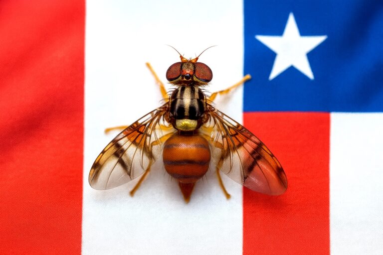 La mosca enoja a Perú y Chile