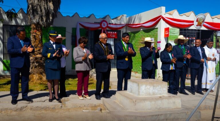 Cocachacra inicia obras en sede municipal de San Camilo