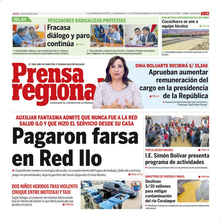 La Prensa Regional – Jueves 03 de julio de 2025
