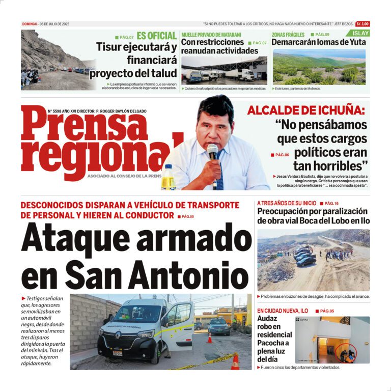 La Prensa Regional – Domingo 06 de julio de 2025