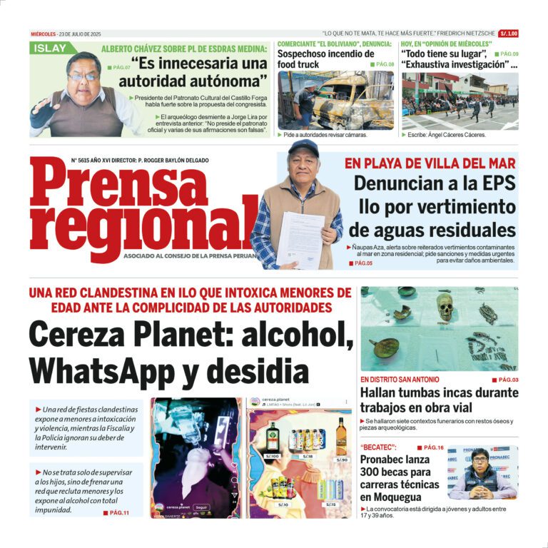 La Prensa Regional – Miércoles 23 de julio de 2025