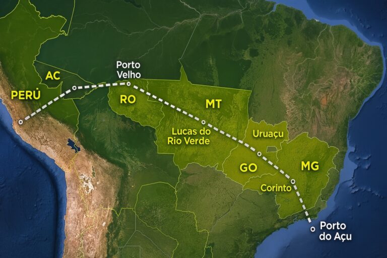Brasil y China impulsan ferrocarril bioceánico al puerto de Chancay