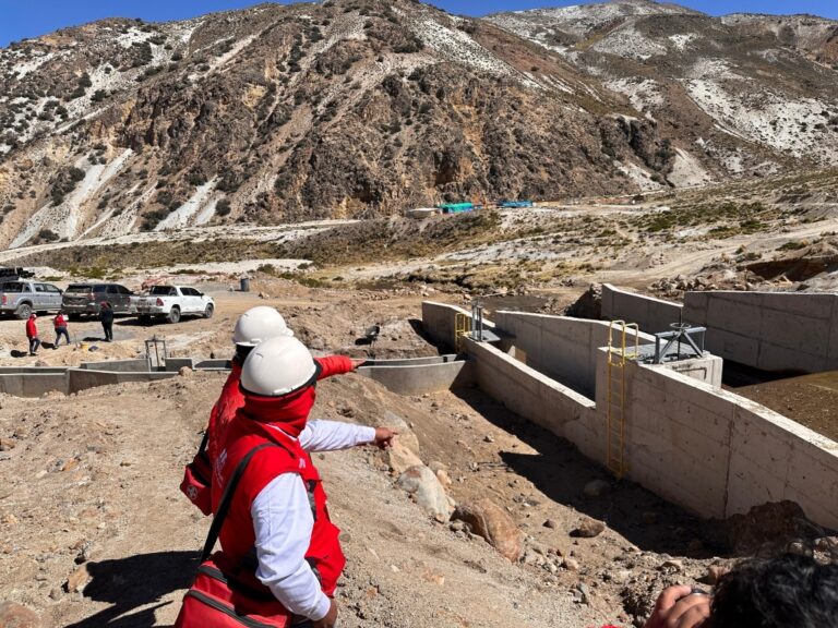 Avanza obra de separación de aguas en Coalaque con 33 % de ejecución