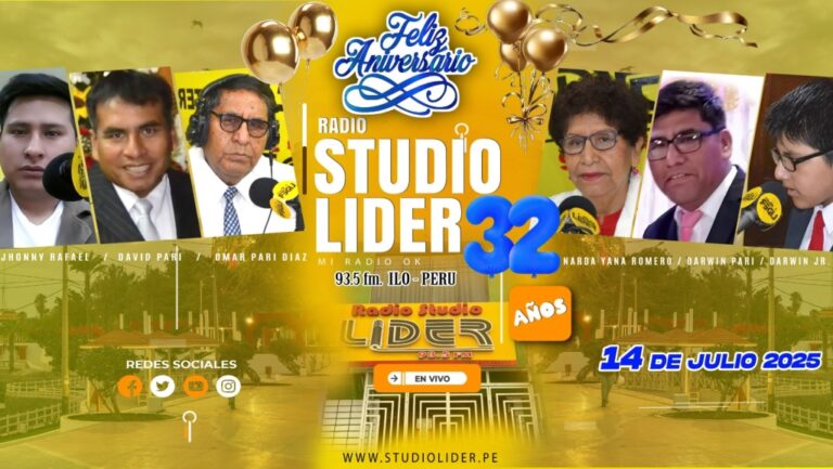 Radio Studio Líder: 32 años siendo la voz del pueblo