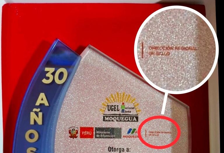 Agasajo “Día del Maestro”: indignación por entrega de galvanos con errores