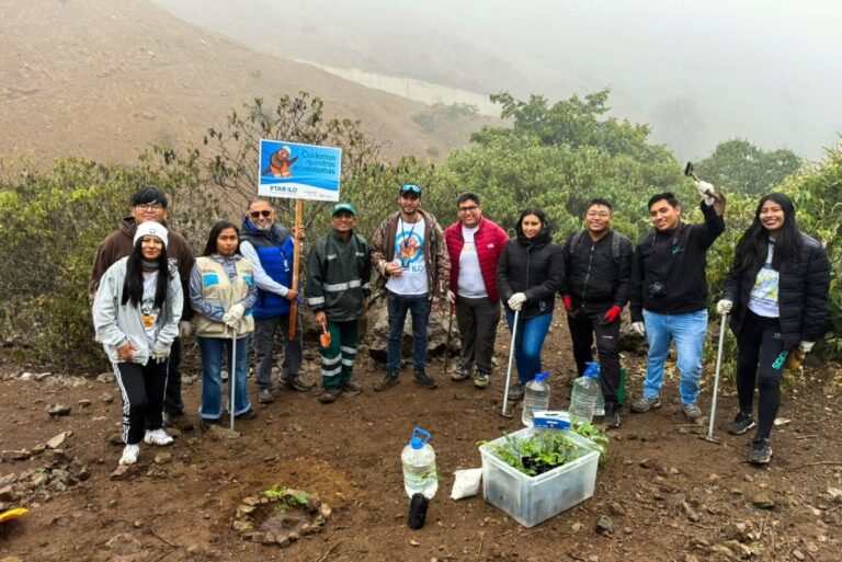 Reforestan las Lomas de Tacahuay con tara como parte del proyecto PTAR Ilo de Southern Perú