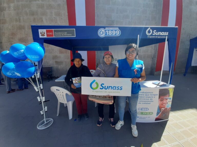 ¿Problemas con el agua potable? Sunass llega a tu localidad