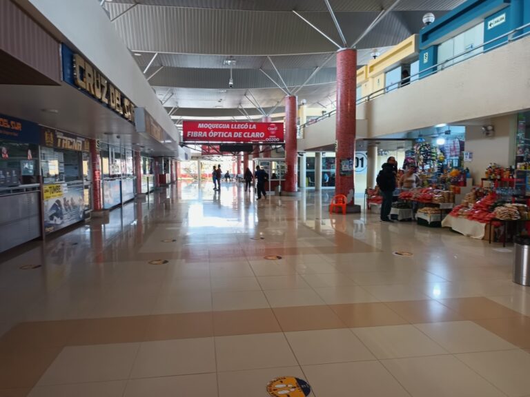 Moquegua: terminal terrestre afectado por paro minero