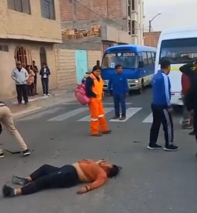 Dos heridos: motociclista en estado de ebriedad choca con cúster 