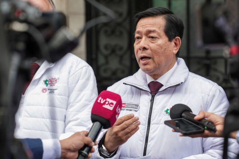 Premier Arana: “Vamos a defender la soberanía del país”