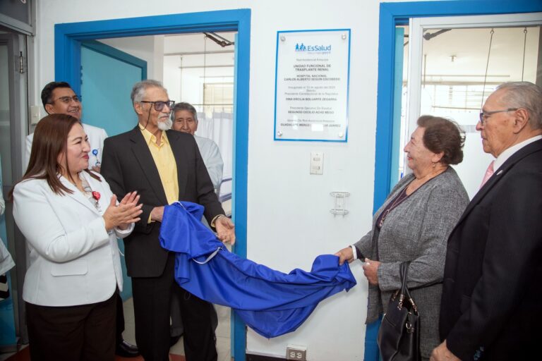 EsSalud Arequipa inaugura Unidad Funcional de Trasplante Renal y proyecta duplicar atenciones