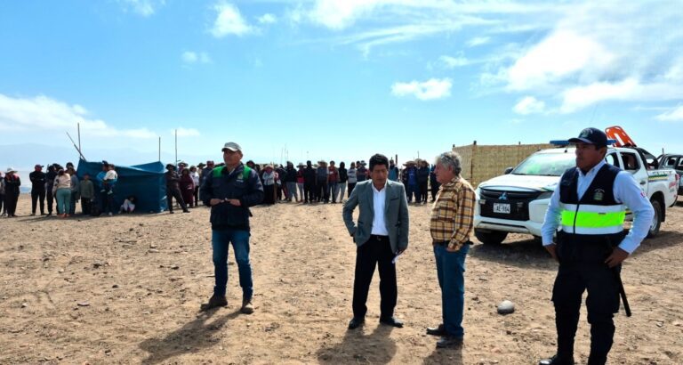 Autoridades verifican ocupación ilegal de terrenos en Alto La Punta 