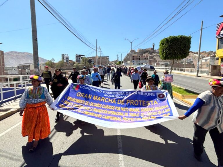 Cambrune logra compromisos tras protesta por afectaciones de Pasto Grande