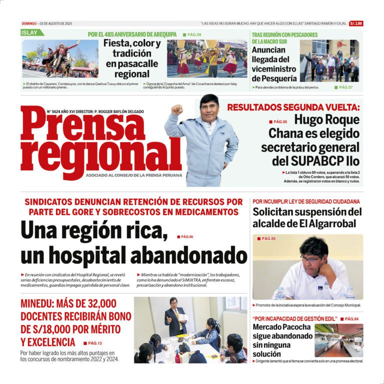 La Prensa Regional – Domingo 03 de Agosto de 2025