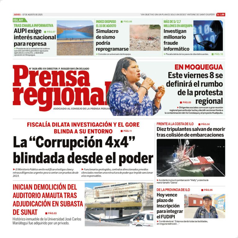 La Prensa Regional – Jueves 07 de Agosto de 2025