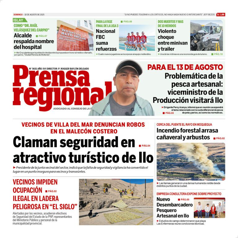 La Prensa Regional – Domingo 10 de Agosto de 2025