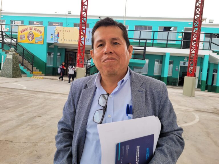 Comisión de Escuelas Bicentenario inicia estudios para reconstrucción de I.E. Américo Garibaldi