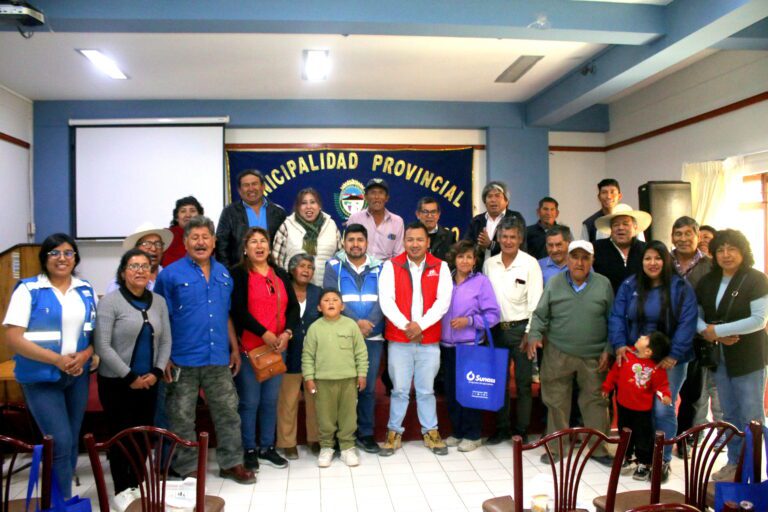 Reconocen a JASS de Challahuayo por brindar agua segura a su población en General Sánchez Cerro