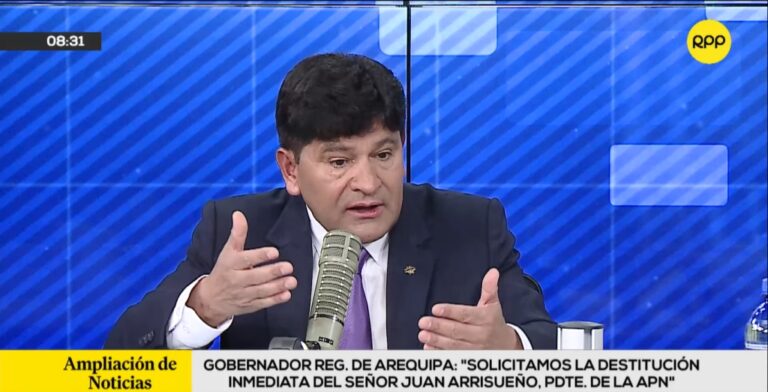Gobernador de Arequipa denuncia “tráfico de licencias” en autorización para Corío
