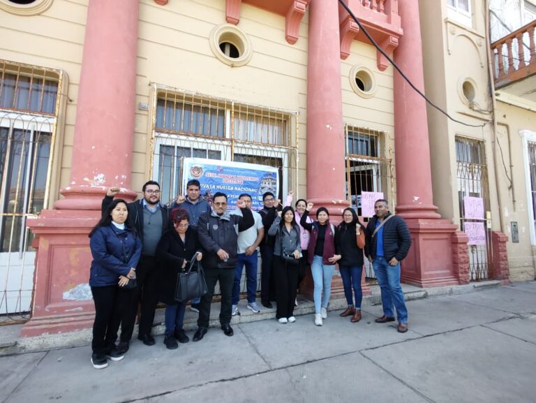 Trabajadores judiciales de Mollendo acataron paro de 24 horas