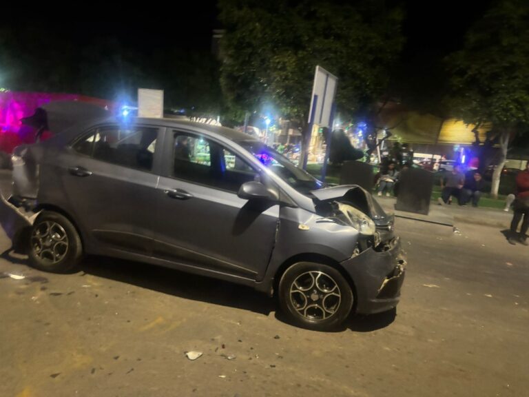 Triple choque en la avenida Manuel Camilo de la Torre 