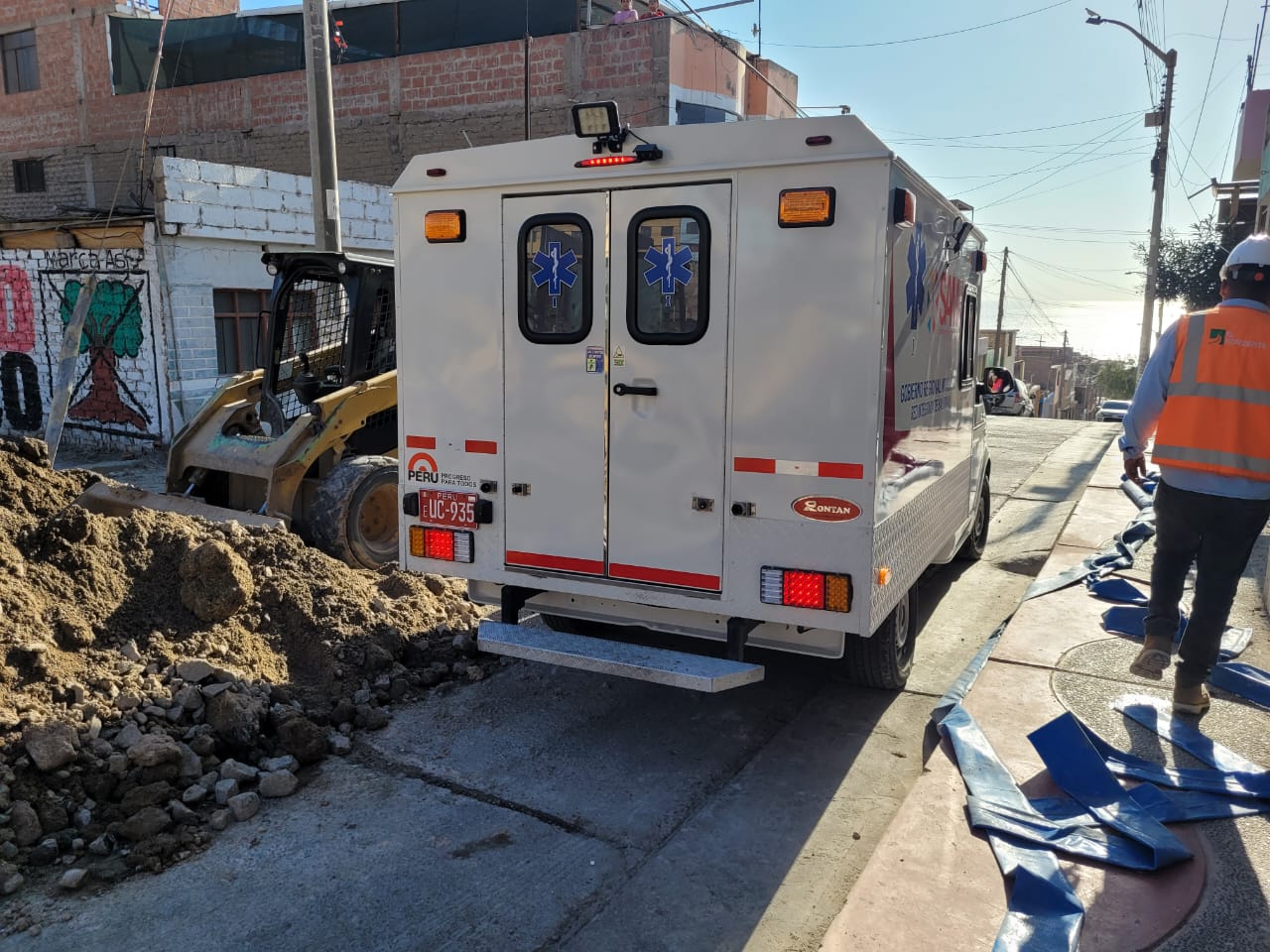 Accidente laboral obra tuberias Alto Ilo 23092025 4 La Prensa Regional