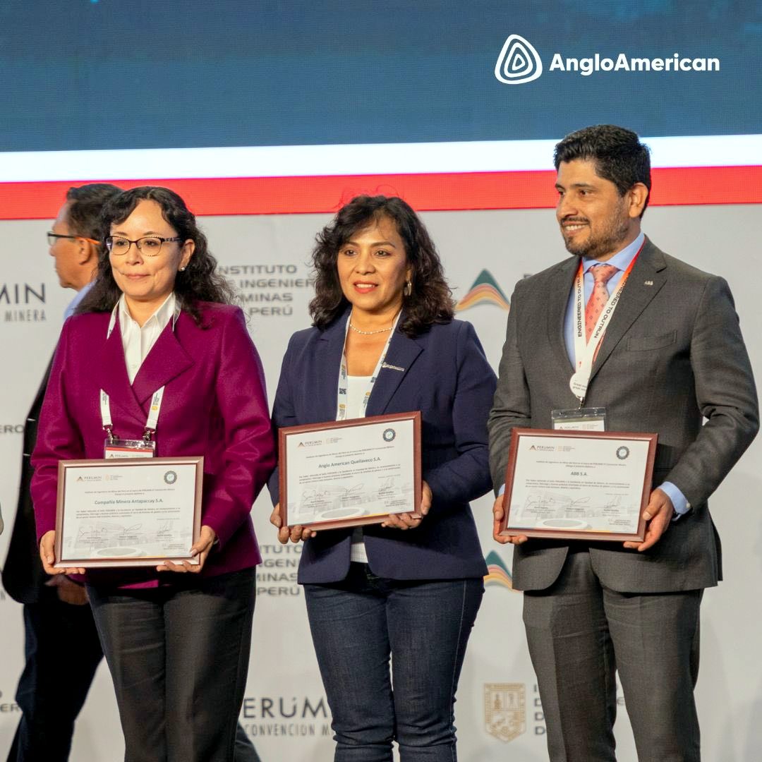 Anglo American Quellaveco recibe premio a la excelencia y equidad de genero 2 La Prensa Regional