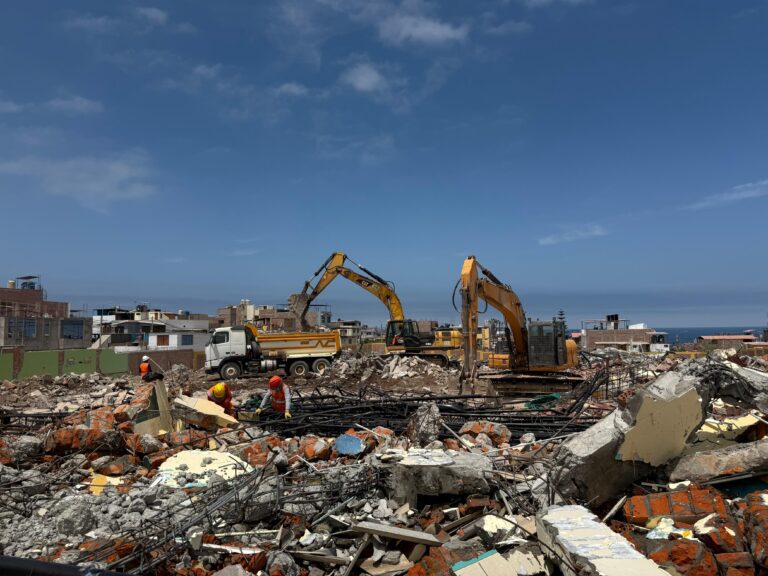 Obra del colegio Mariátegui alcanza 7.92% de avance