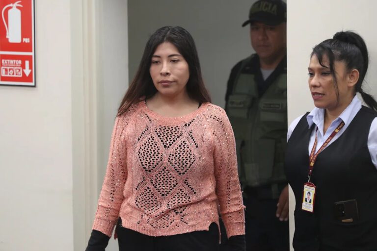 Tribunal Constitucional ordena la excarcelación de Betssy Chávez