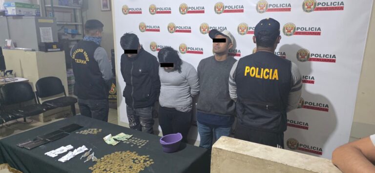 Caen dos hombres y una mujer con droga en operativo