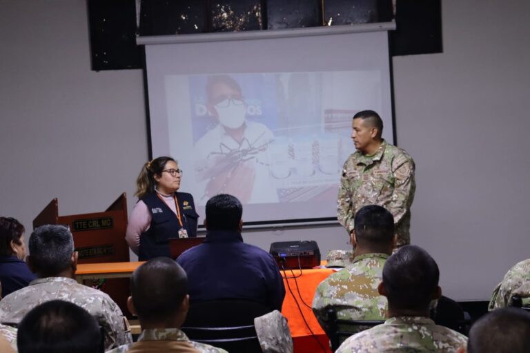 Ejército y sector Salud enfrentan dengue en Chucarapi
