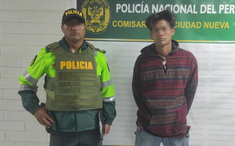 Detienen a extranjero Elian Arroyo Rincon con RQ en Pacocha 23092025 OJOS DIFUMINADOS La Prensa Regional