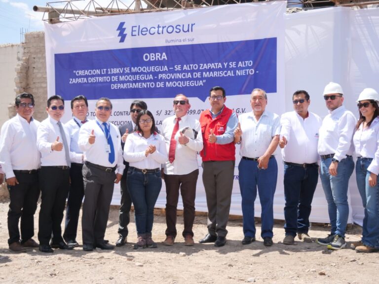Moquegua: Electrosur inicia construcción de subestación eléctrica Alto Zapata
