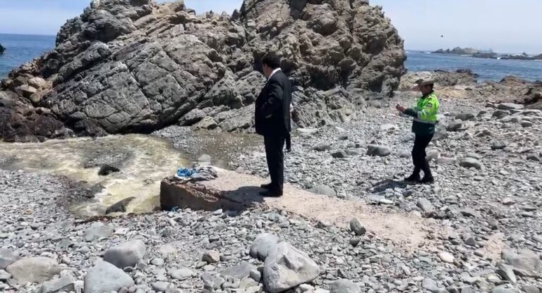 Fiscalía constata nuevamente vertimiento de aguas residuales en malecón costero