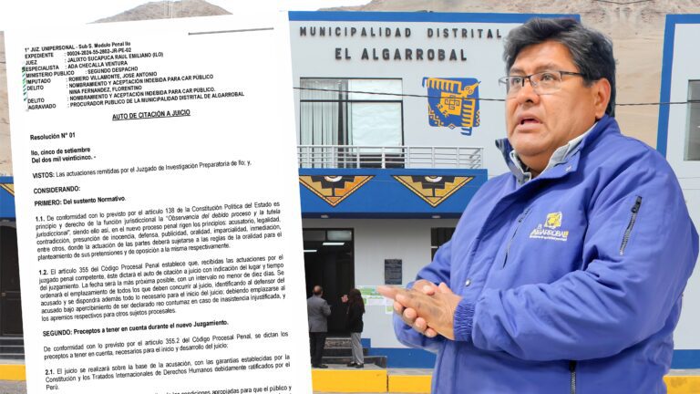 Alcalde Florentino Nina afronta juicio oral por nombramiento ilegal en El Algarrobal