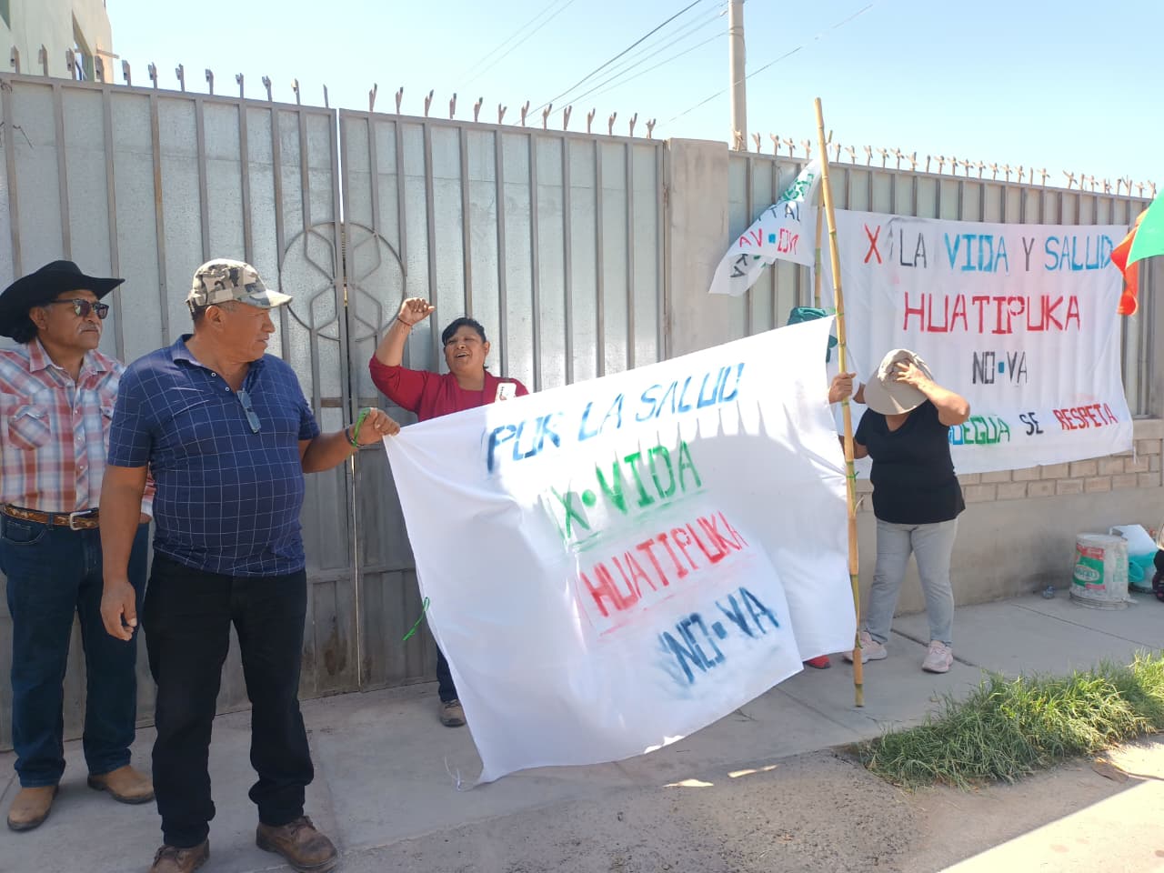 Huatipuka no va Protesta tras arribo del premier Arana a Moquegua 12092025 3 La Prensa Regional
