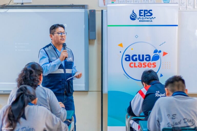 Más de mil estudiantes participaron de “Agua Clases” en la I.E. Rafael Díaz