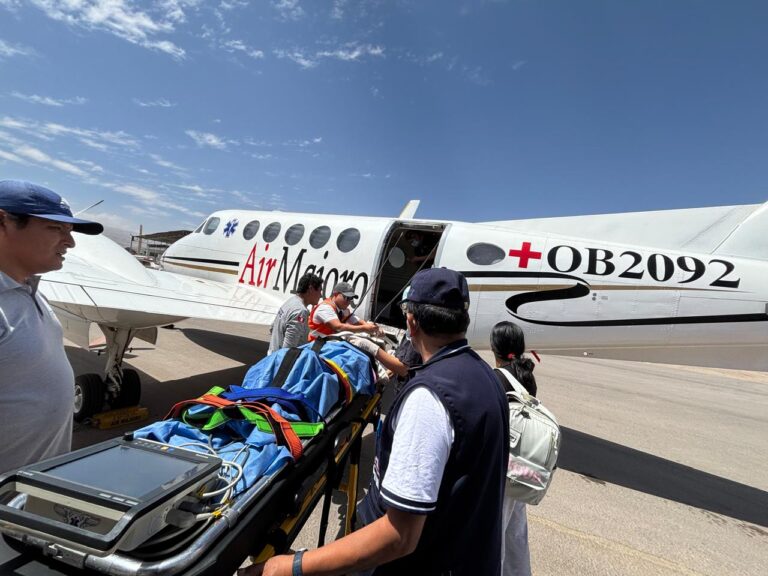 Niña de 4 años es trasladada a Lima para atención especializada por tumor abdominal