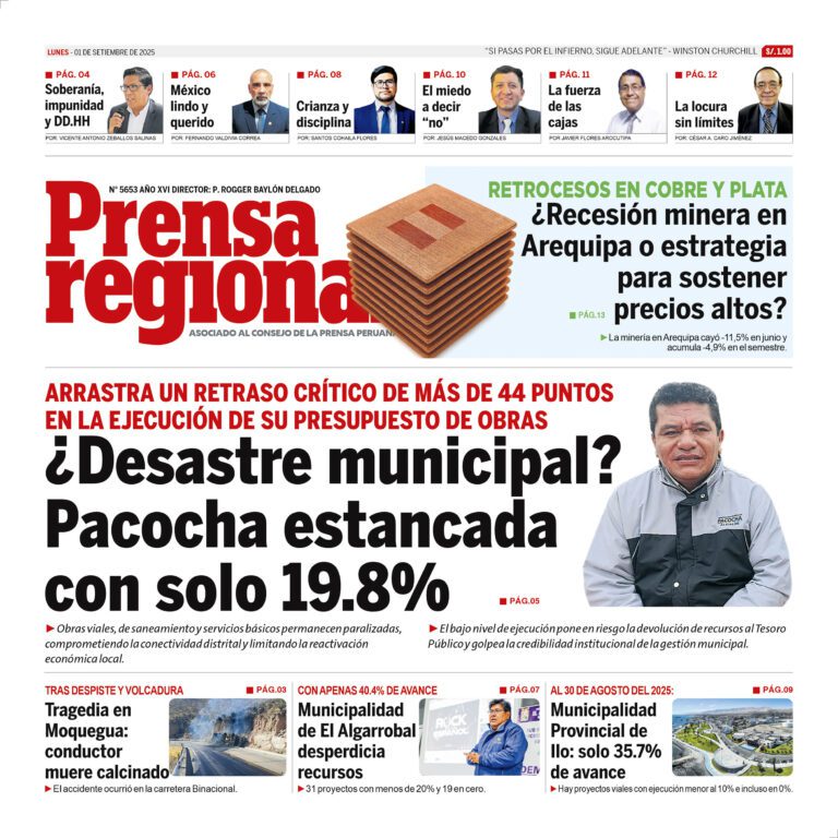 La Prensa Regional – Lunes 01 de setiembre de 2025