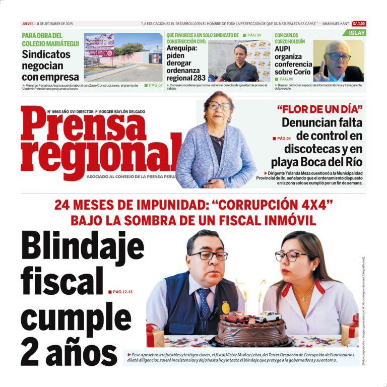 La Prensa Regional – Jueves 11 de setiembre de 2025