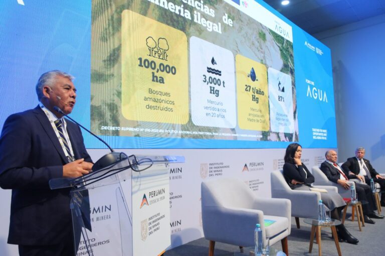 Minería ilegal causó la desaparición de 100 mil hectáreas de bosques y fuentes de agua