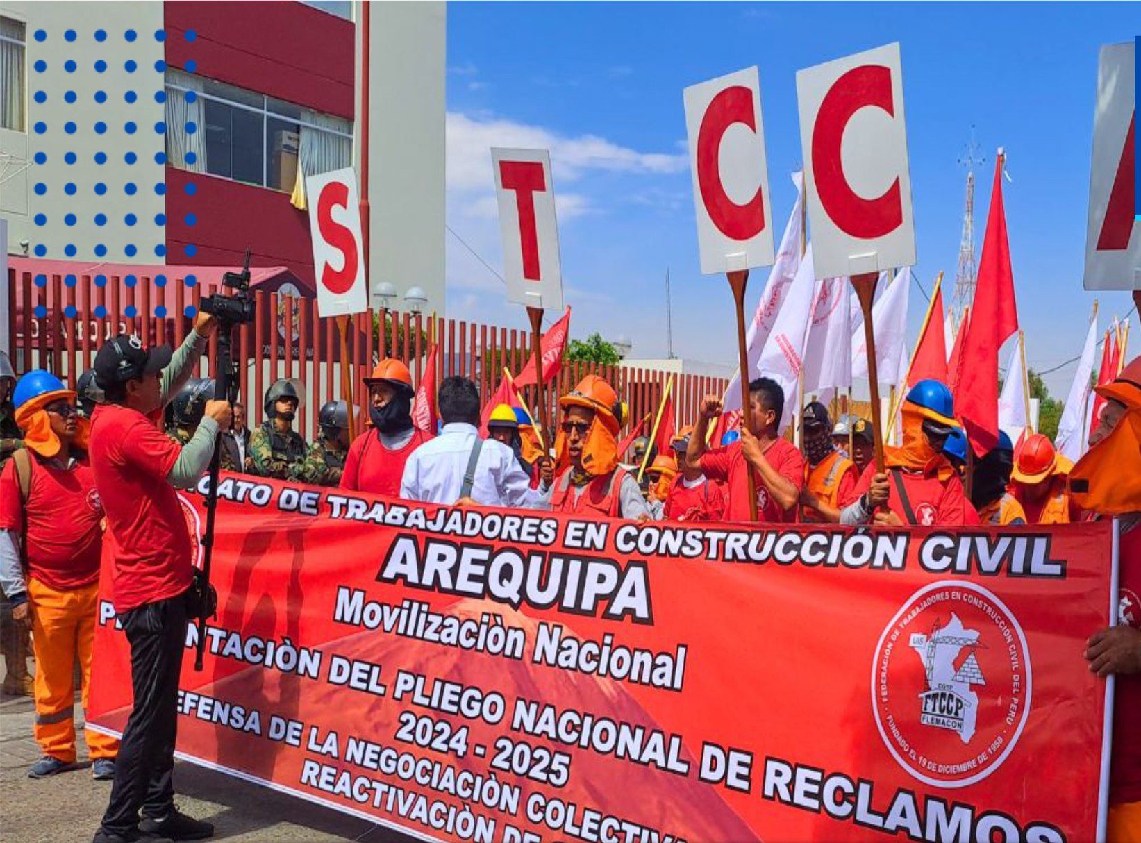 Protesta Construccion Civil Arequipa 12092025 La Prensa Regional