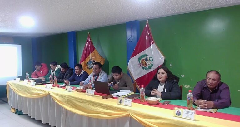 Consejeros regionales sesionaron en los distritos de Yunga y Lloque