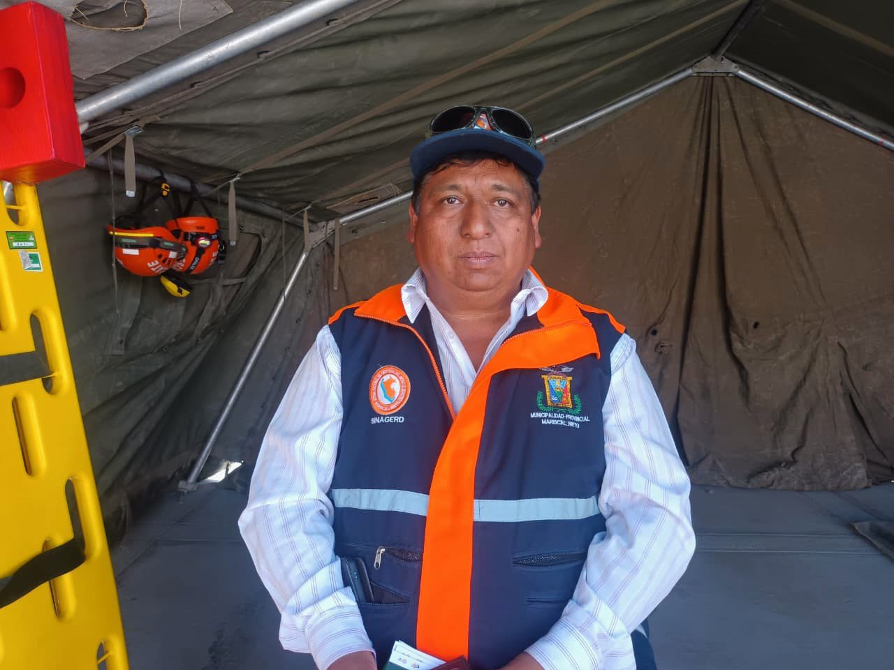 Moqueguanos e ileños participaron en simulacro multipeligro con sistema de alerta temprana 1 Simulacro con el primer SASPE Parque Grau 09092025 3 Richard Martinez La Prensa Regional
