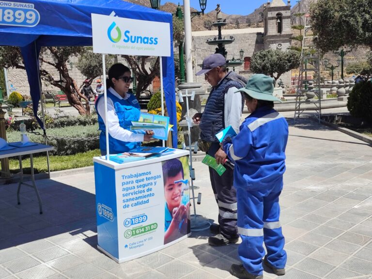 Sunass Móvil promueve la valoración del agua en Carumas y San Cristóbal