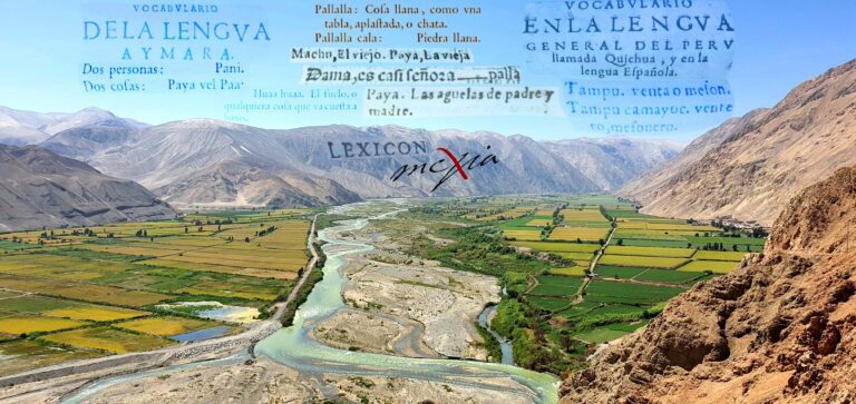 Tambopalla, origen ─etimológico─ del río y Valle de Tambo